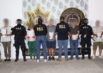 Caen cinco por triple homicidio en Dzilam González