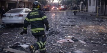 Deflagración por gas provoca evacuación masiva en CDMX
