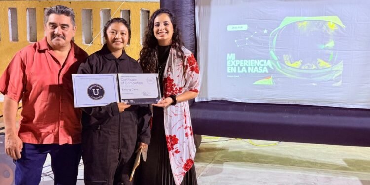 Talento yucateco en órbita: reconocen a estudiante por proyecto con la NASA