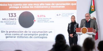 México acumula 9 mil 74 casos de sarampión; Salud atribuye control del brote a la vacunación