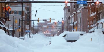Nevada histórica en Nueva York, paraliza la ciudad y Colapsa el Transporte Aéreo