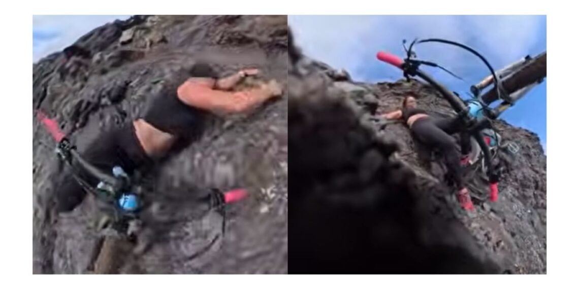 Video viral: influencer Cecilia Sopeña sufre aparatoso accidente en acantilado