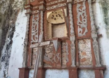 El abandono institucional acelera el saqueo  de la iglesia de San Mateo
