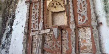 El abandono institucional acelera el saqueo  de la iglesia de San Mateo