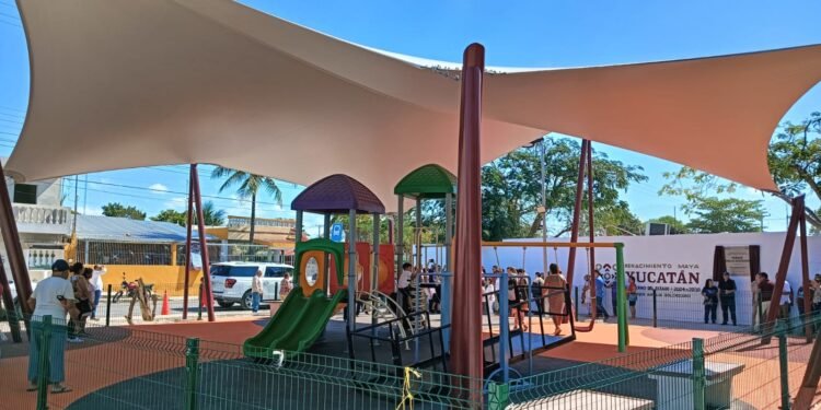 Renace parque en Amalia Solórzano con inversión de 6 mdp