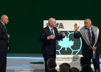 Gesto de paz termina en un momento tensión en el Congreso de la FIFA entre Israel y Palestina. ¿Qué pasó?