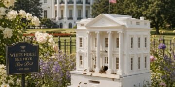 Abejas con residencia oficial: la otra Casa Blanca que no conoces