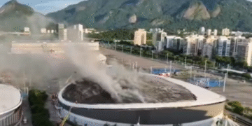 Fuego en sede olímpica: incendio golpea velódromo de Río de Janeiro