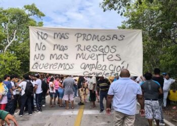 “Ya basta”: Celestún se levanta por las víctimas de la carretera mortal