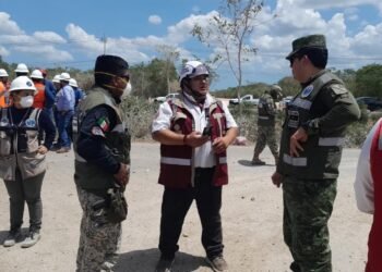 Maquinaria pesada rozó el peligro y provocó fuga de gas  en la Mérida-Tetiz