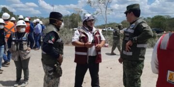 Maquinaria pesada rozó el peligro y provocó fuga de gas  en la Mérida-Tetiz