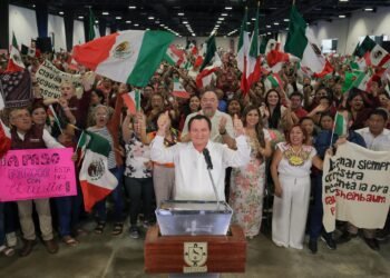 Desde Yucatán, Díaz Mena celebra triunfo de Sheinbaum y reporta avances del Renacimiento Maya