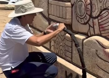 Láser de última generación, la apuesta para restaurar el Monumento a la Patria