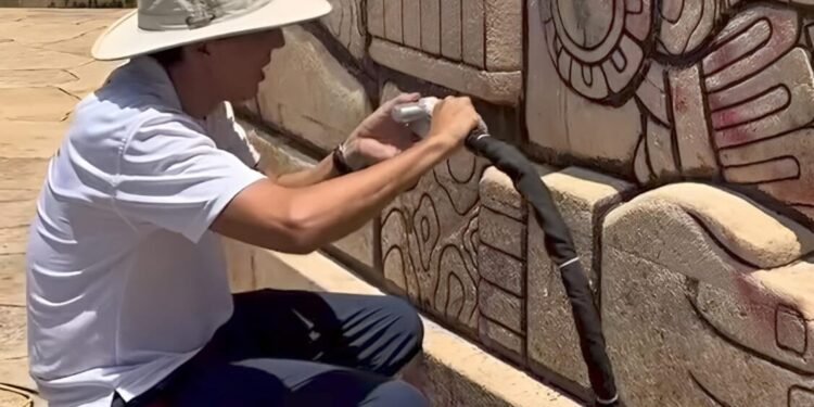 Láser de última generación, la apuesta para restaurar el Monumento a la Patria