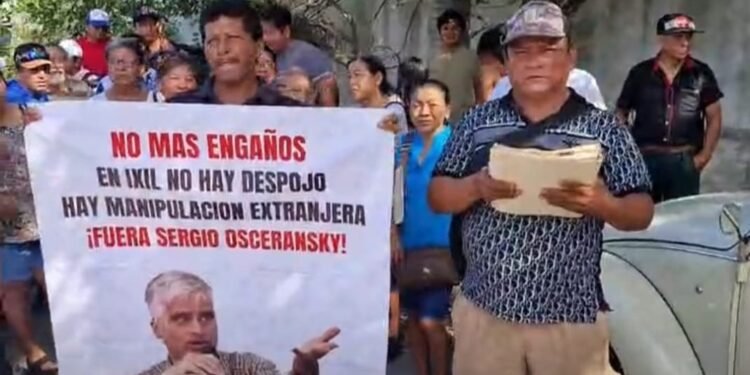 “No queremos a ese extranjero en nuestro ejido”: estalla protesta en Ixil