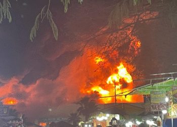 Fuego y pánico en la Feria Tabasco: hay 5 muertos y cientos de afectados