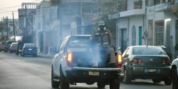 ¿Lluvias y dengue? Despliegan operativo de fumigación en los 106 municipios