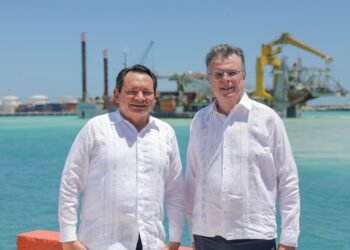 El sueño de Progreso toma forma; avanzan obras para recibir a los cruceros más grandes del planeta