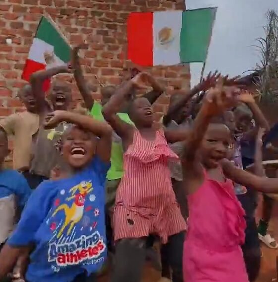 “Hola México, te apoyamos”: niños de Uganda mandan mensaje al Tricolor