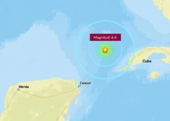 Se mueve la tierra en el Caribe y el temblor alcanza a Yucatán