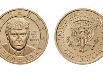 ¿Trump estará en una moneda de un dólar? Así se ve la nueva edición