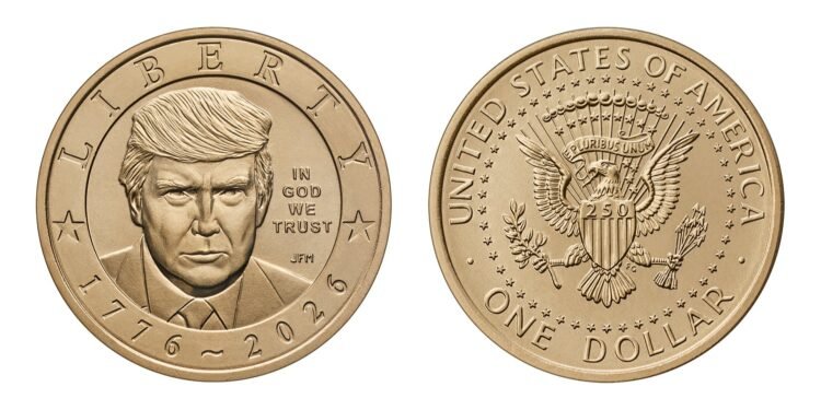 ¿Trump estará en una moneda de un dólar? Así se ve la nueva edición