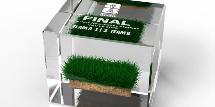 FIFA vende en 450 dólares fragmentos del césped de la final del Mundial 2026