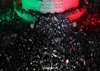 Miles de yucatecos toman las calles tras el histórico triunfo de México