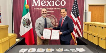 Estudiantes ayudan a restituir 1,132 piezas arqueológicas de México