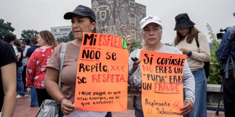 ¡Del examen a los tribunales! Aceptados se amparan contra la UNAM
