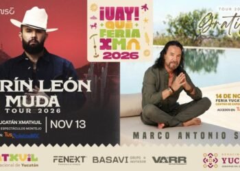 Carín León y Marco Antonio Solís encenderán la Feria Yucatán Xmatkuil