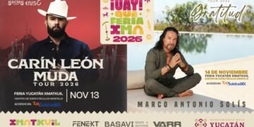Carín León y Marco Antonio Solís encenderán la Feria Yucatán Xmatkuil