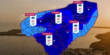 Nueva onda tropical se acerca a la Península de Yucatán; calor y tormentas marcarán los próximos días