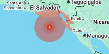 Sismo de 5.7 grados frente a El Salvador se siente en Honduras y Nicaragua