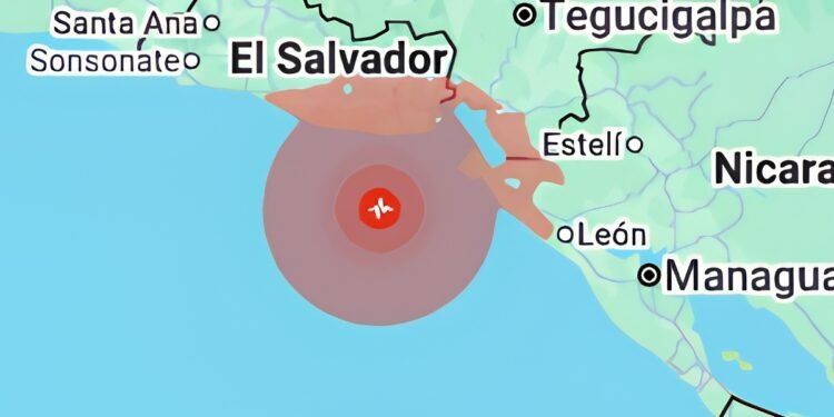 Sismo de 5.7 grados frente a El Salvador se siente en Honduras y Nicaragua