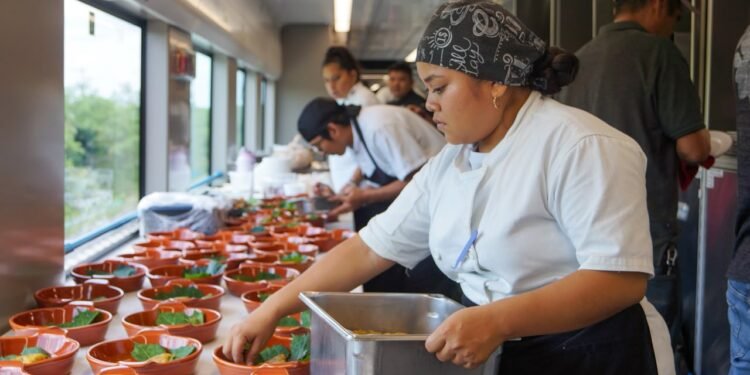 ¡Del riel al plato! El Tren Maya prepara menús con sabores de todo el sureste
