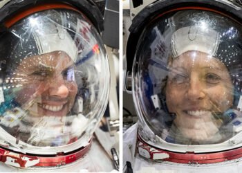 Mantenimiento extremo: astronautas cambian una antena en el espacio