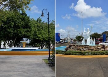 Mérida renueva sus glorietas y fuentes: 11 espacios tendrán nueva imagen