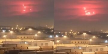Extrañas luces rojas sorprenden en San Luis Potosí; nadie explica aún qué son