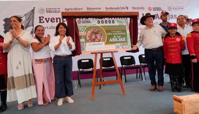 Una abeja sin aguijón llega a la Lotería; así reconocen a quienes mantienen viva la miel maya