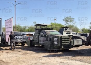 ¿Qué son los vehículos “monstruo”? La FGR destruyó 25 en Tamaulipas