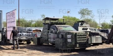 ¿Qué son los vehículos “monstruo”? La FGR destruyó 25 en Tamaulipas