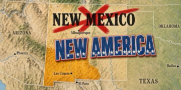 Trump no suelta a Nuevo México: publica seis mapas como “Nueva América” y recibe dura respuesta