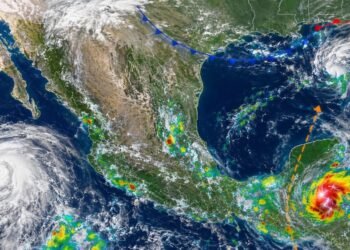 Nueva onda tropical se acerca a México y reforzará las lluvias en la Península de Yucatán