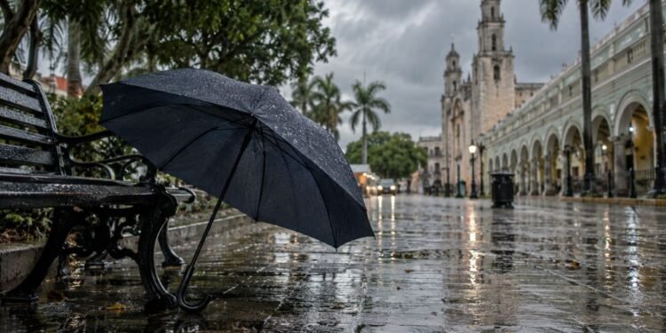¡No salgas sin paraguas! Mérida y varios municipios esperan lluvias y tormentas