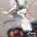 ¿Regalo o trampa? Paquete con flores explota a motociclista de aplicación
