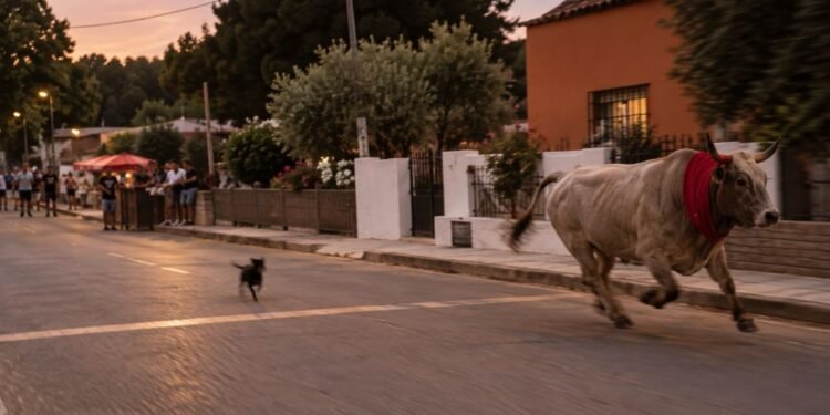 Festejo en Umán termina en susto: toro embiste a un niño y todo queda en video