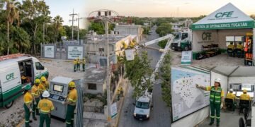 CFE activa operativo para prevenir apagones en Yucatán